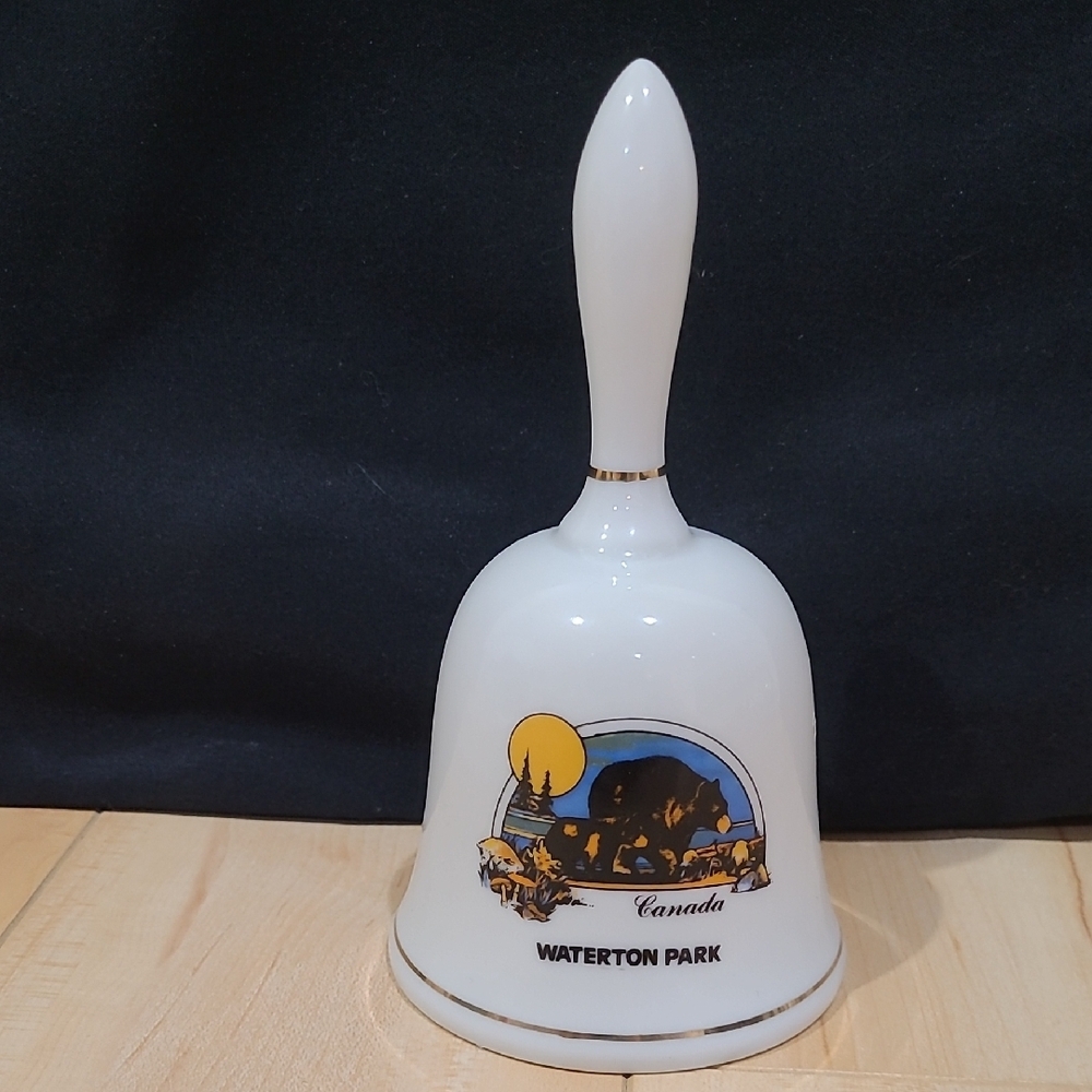 2/$20 White Waterton Park Alberta Canada Souvenir Bell
